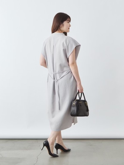 リネンライクワンピース