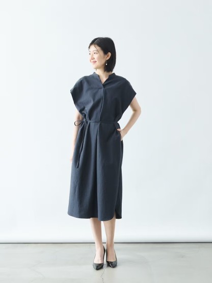 リネンライクワンピース