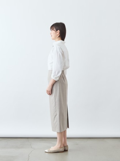 上質イージーストレートスカート