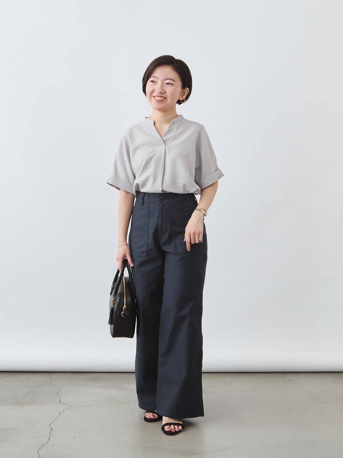 ワイドベイカーパンツ