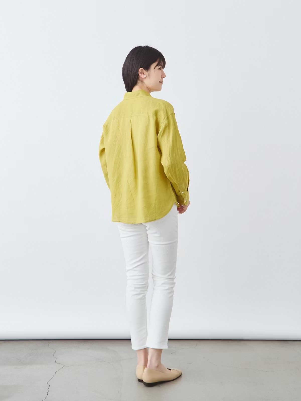 プレミアムフレンチリネンシャツ