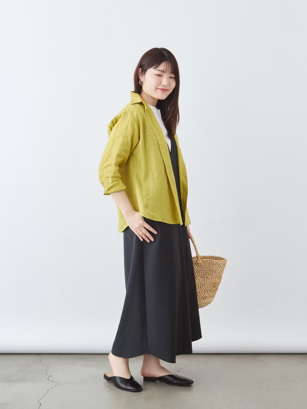 プレミアムフレンチリネンシャツ