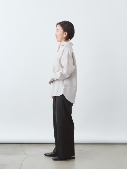 プレミアムフレンチリネンシャツ