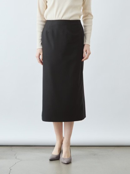 上質イージーストレートスカート