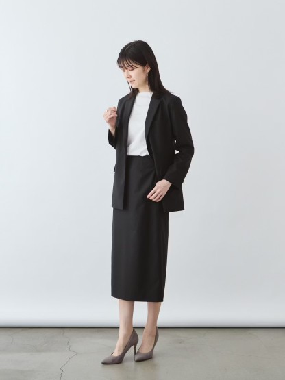 上質イージーストレートスカート
