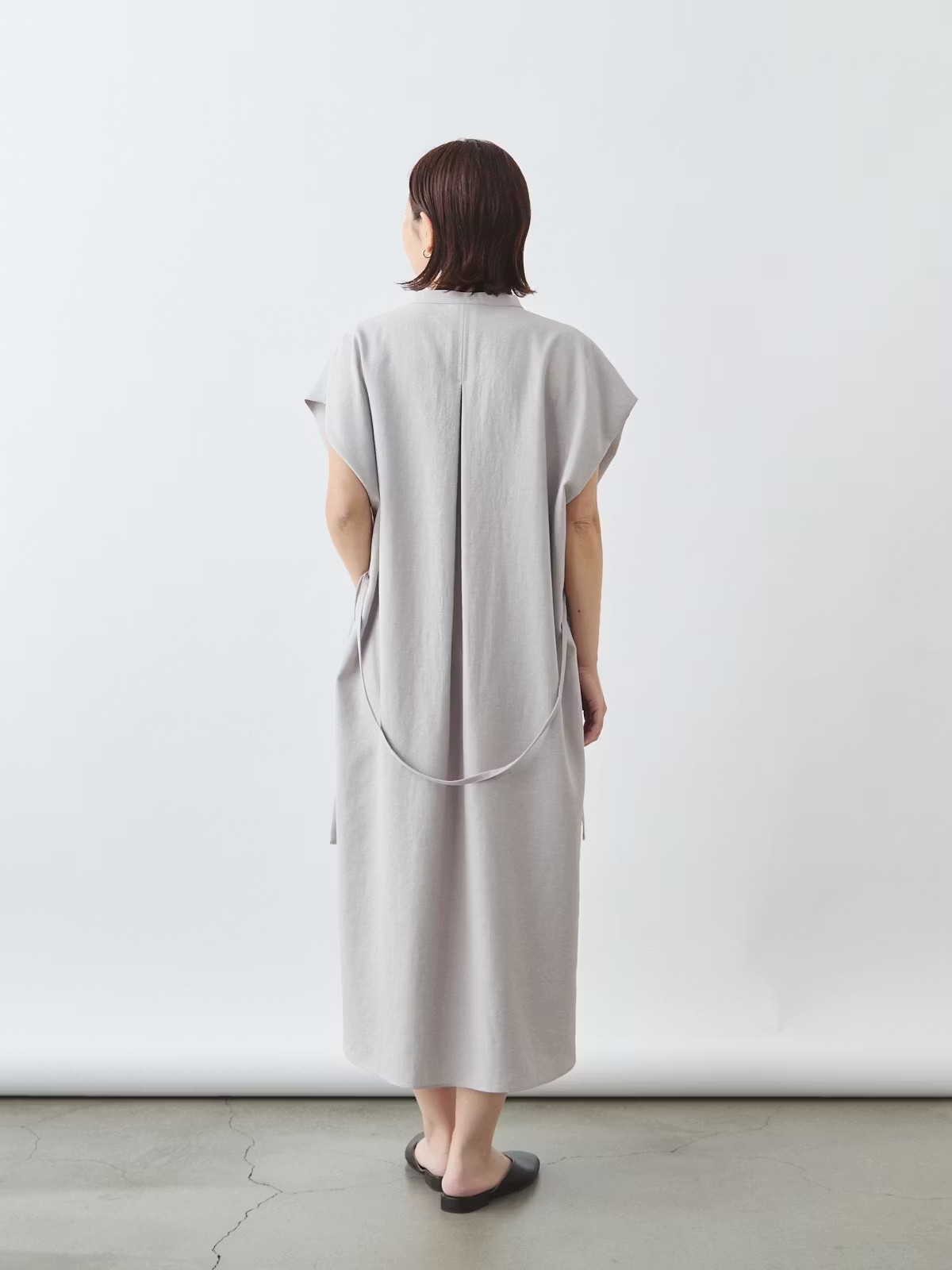 リネンライクワンピース