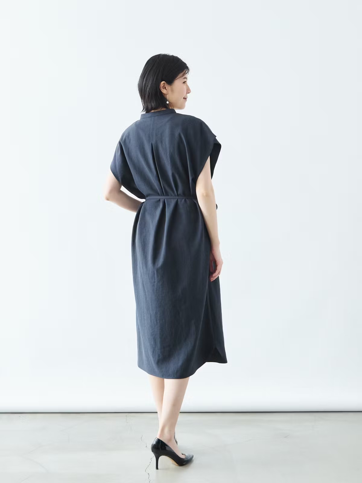 リネンライクワンピース