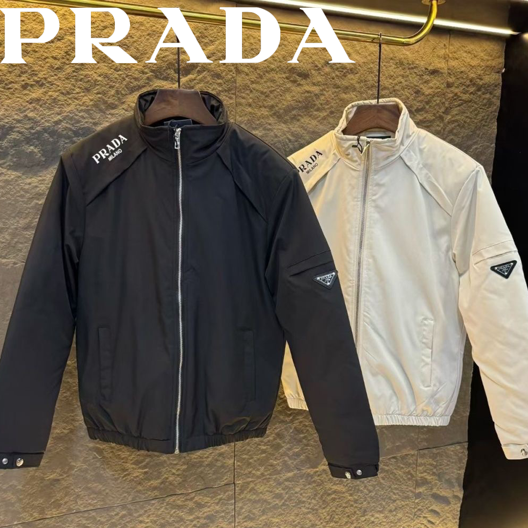 ☆送料関税込☆PRADA フード付  ブルゾンジャケット☆