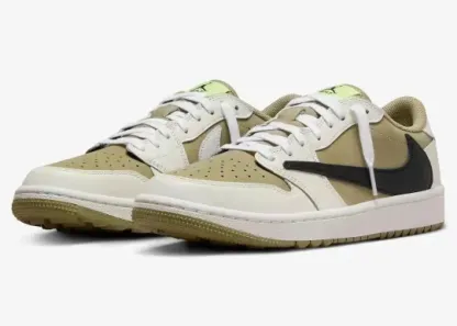 【Travis Scott × Air Jordan 1 Low Golf NRG】コラボ最新作はゴルフ仕様！グローバル限定版、完売必至のトレンドになる！