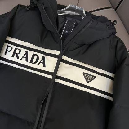 【大人気】PRADA Re-Nylonギャバジン製ダウンジャケット