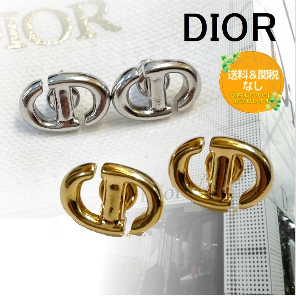 【国内直営即発】タイムレス！DIOR★CD NAVY スタッズ ピアス