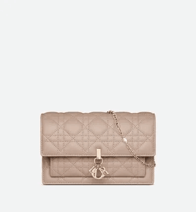 【DIOR】【人気】DIOR ディオール★LADY DIOR ラムスキン チェーンバッグ