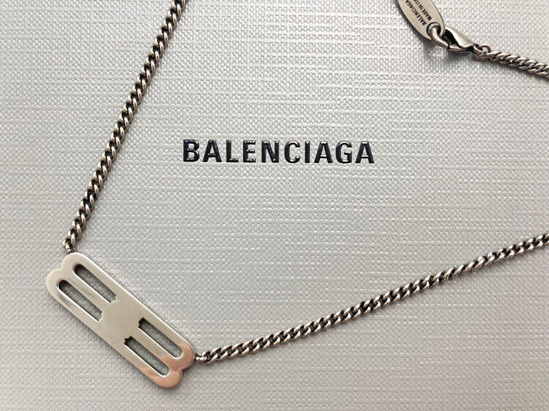【BALENCIAGA/バレンシアガ】大人気◇BB ICON ネックレス
