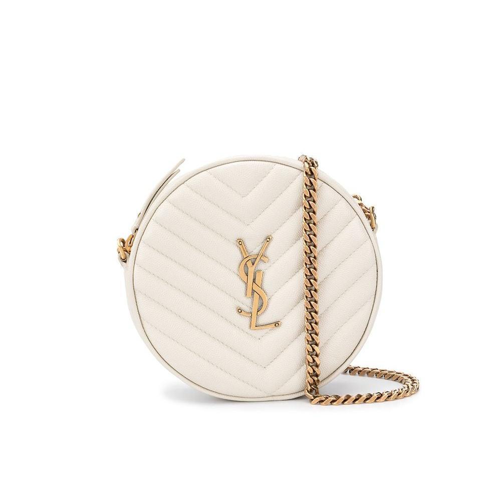 SAINT LAURENT サンローラン バッグ ヴィニル モノグラム チェーンショルダー ショルダーバッグ レザー