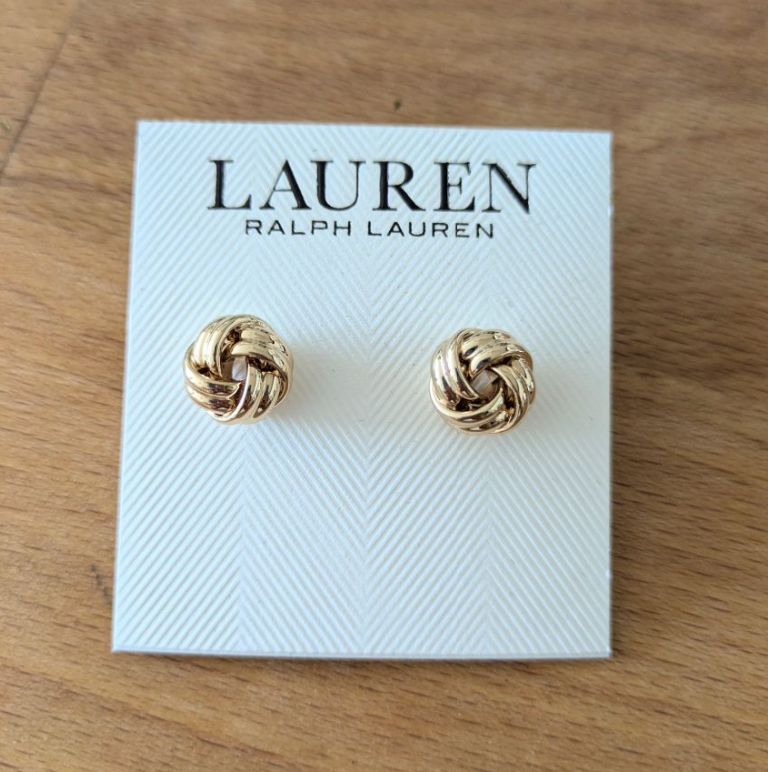 【国内発送】Ralph Lauren Knot Stud ピアス セール