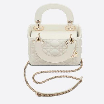 【Dior】 直営店買付・国内発送  LADY DIOR レディーディオール ミニ ハンドバッグ