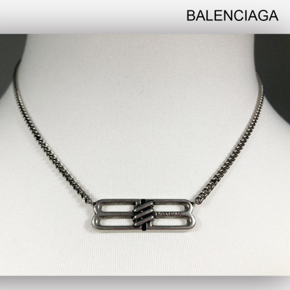 【BALENCIAGA/バレンシアガ】大人気◇BB ICON ネックレス