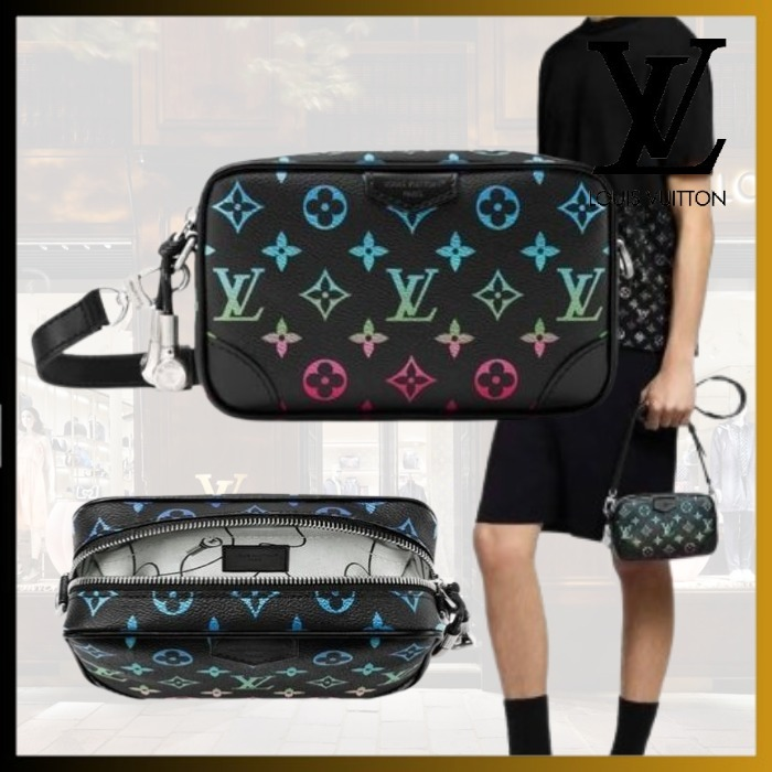 【カラフルグラデ モノグラム/黒】Louis Vuitton TROCADERO WW