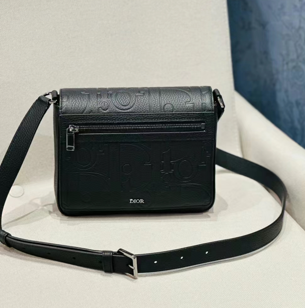 【2WAY】Dior★DIOR OBLIQUE フラップ付きメッセンジャーバッグ