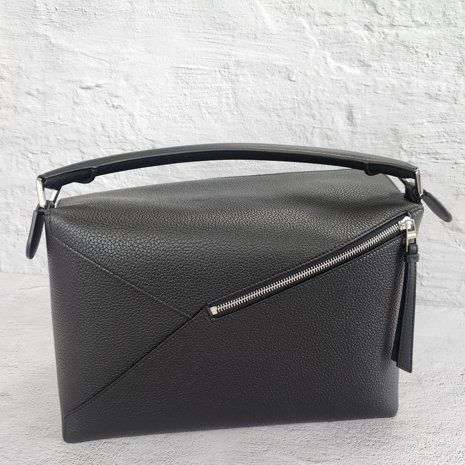 ★送料・関税込★LOEWE★ロエベ ロゴ ラージ パズルバッグ★BK