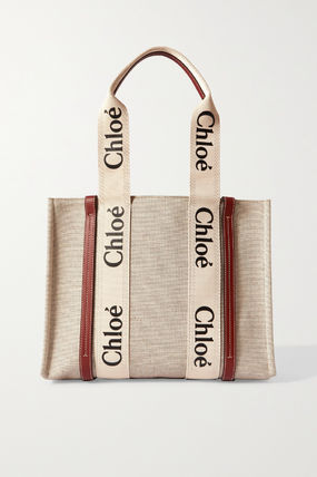 【Chloe】　WOODY　ミディアムトートバッグ