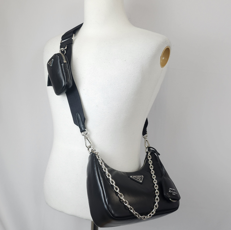 ★関税込★PRADA★Re-Edition ナッパレザー ショルダーバッグ