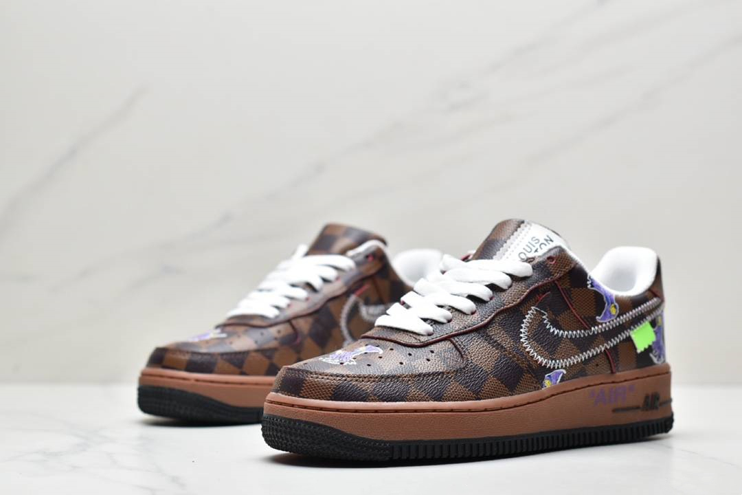 【新商品発売】【今年の新商品】Nike’s Louis Vuitton Air Force 1Xナイキエアフォース1 【本物保証】【代金引換】