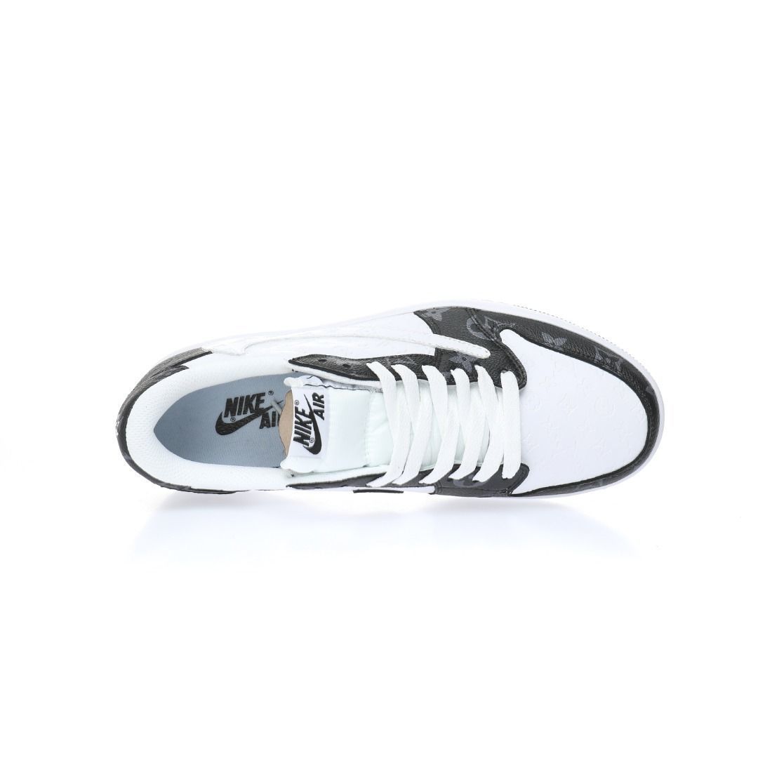 【日本未入荷】Louis Vuitton x Travis Scott x Nike Air Jordan 1 Low OG SP"Damier Azur/LV Monogram"【正規品】[代金引換]