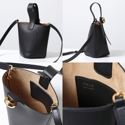 LOEWE ハンドバッグ PEBBLE BUCKET MINI AANBBBMX01