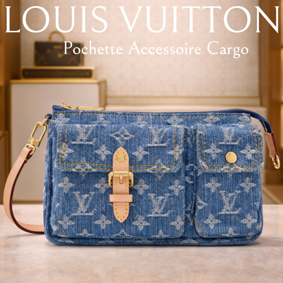 新作*LV*Pochette Accessoire Cargo ショルダーバッグ M27602