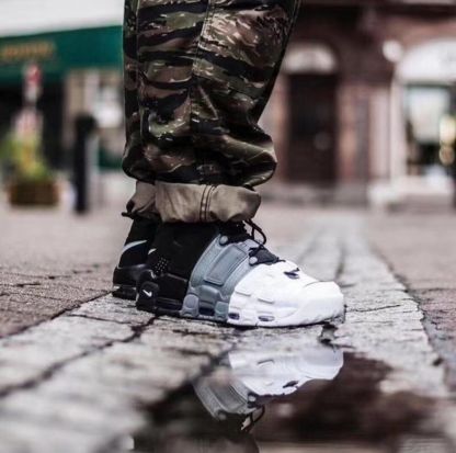 ナイキエアモアアップテンポトレカラー（GS）3色ステッチ