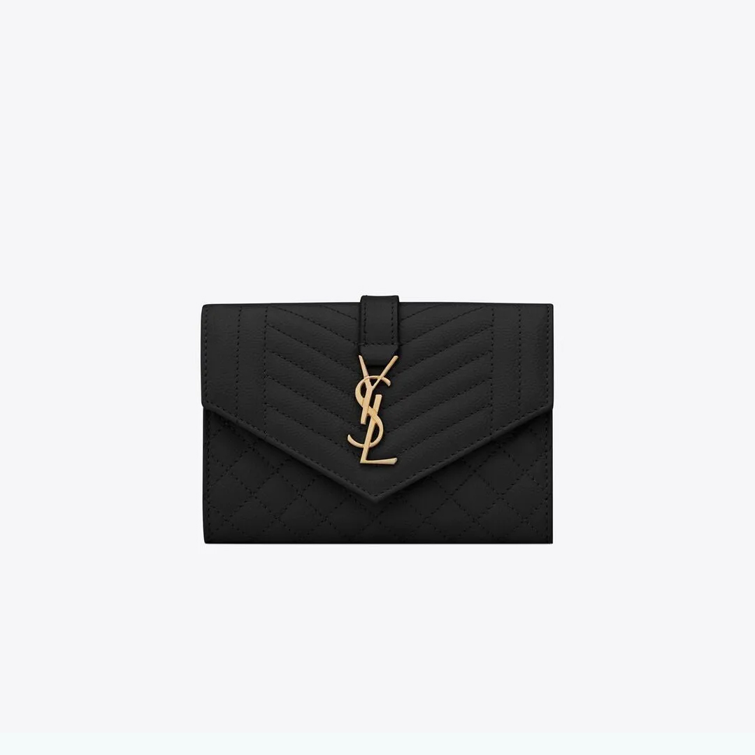 MONOGRAMsmallMIXMATELASSÉグレインエンボスレザー封筒ウォレット