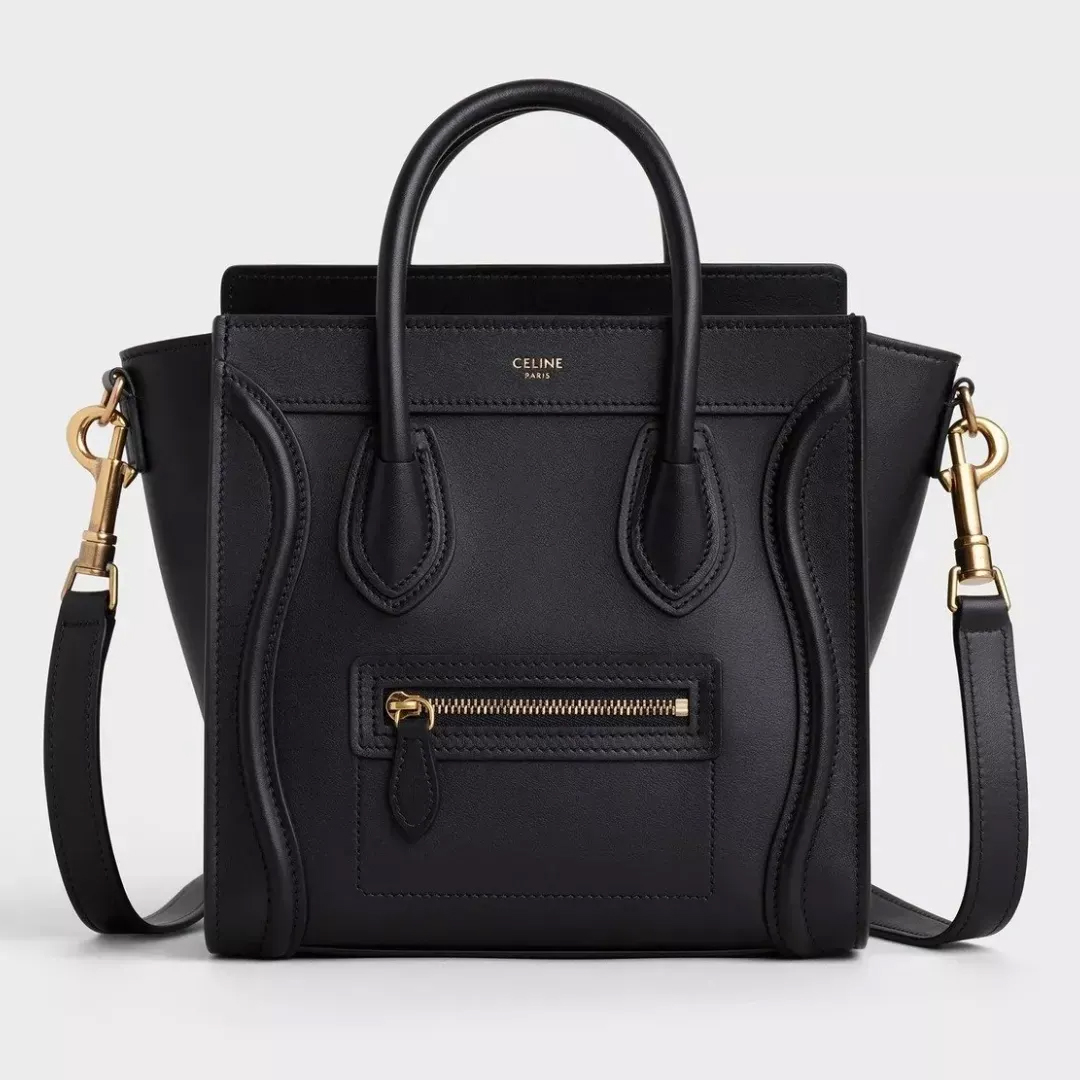 ◆CELINE◆ラゲージ ナノ / ドラムドカーフスキン☆5色