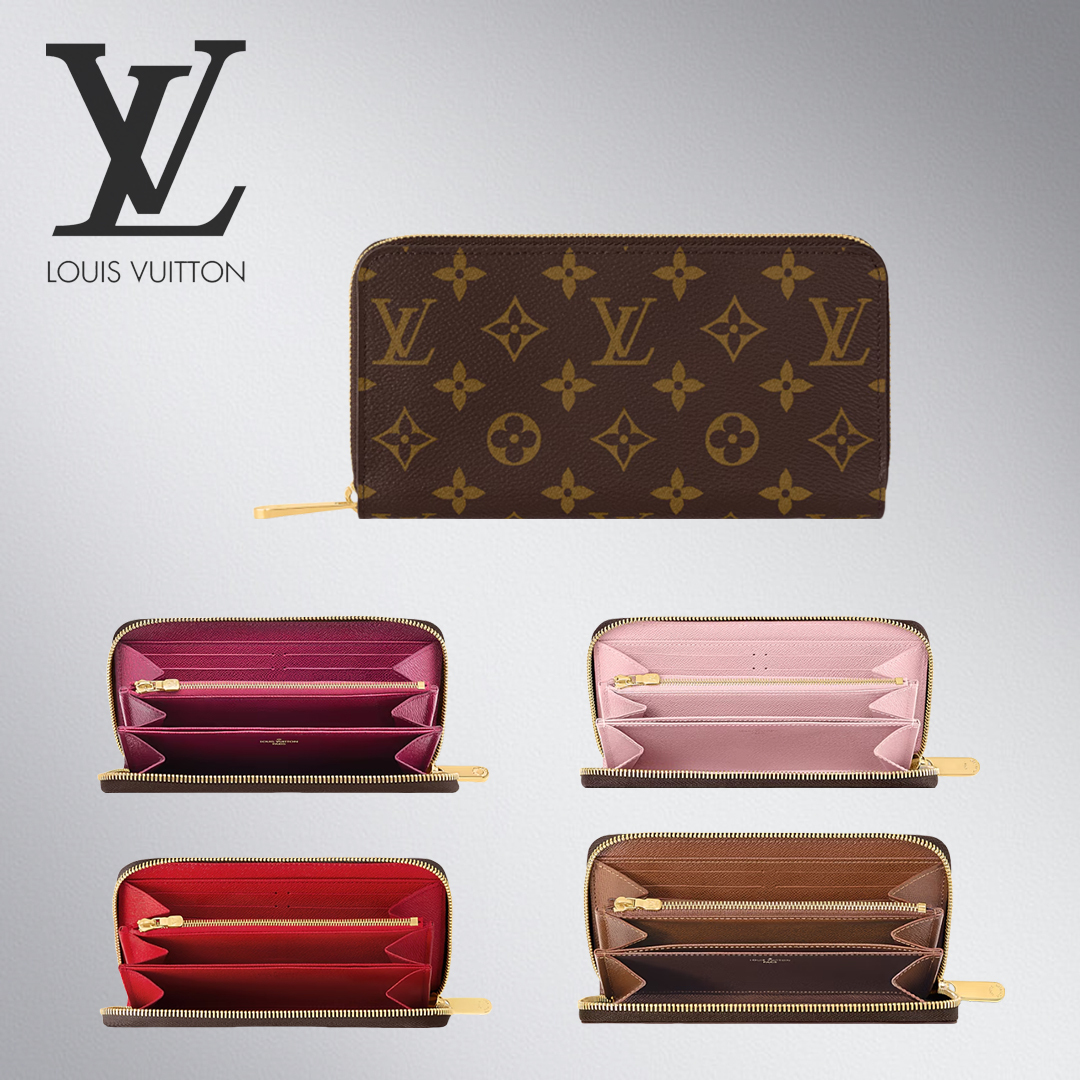 【新品】 ルイヴィトン 新作 ジッピーウォレット モノグラム レッド系 ラウンドファスナー長財布 おしゃれ かわいい かっこいい ロゴ柄 大人 高級 ペア 夫婦 カップル 記念日