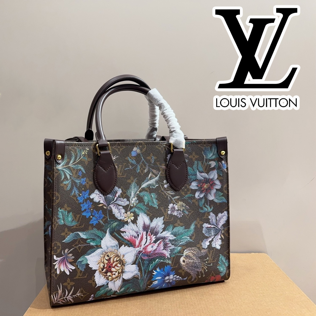 フラワー映えで主役級【Louis Vuitton】トートバッグ