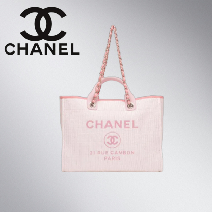 超人気♪☆シャネル☆ドーヴィル ハンドル付きMサイズ