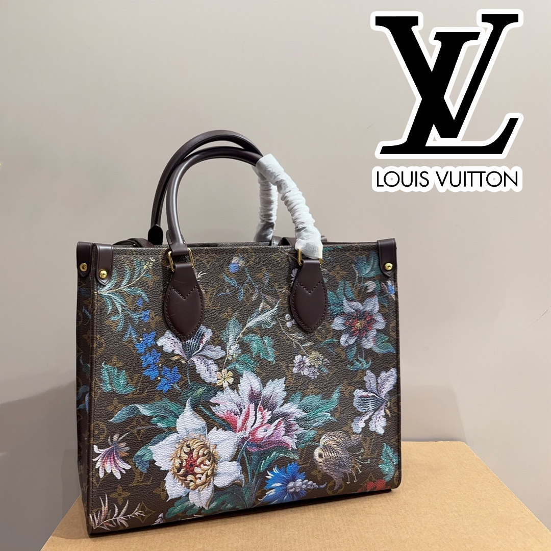 フラワー映えで主役級【Louis Vuitton】トートバッグ
