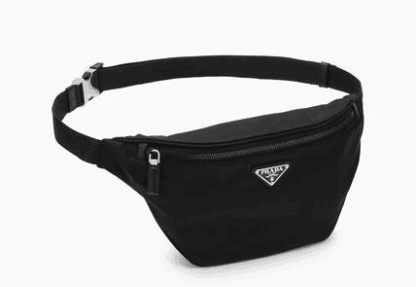 PRADA★ブラック リナイロン ベルトバッグ★関税込み