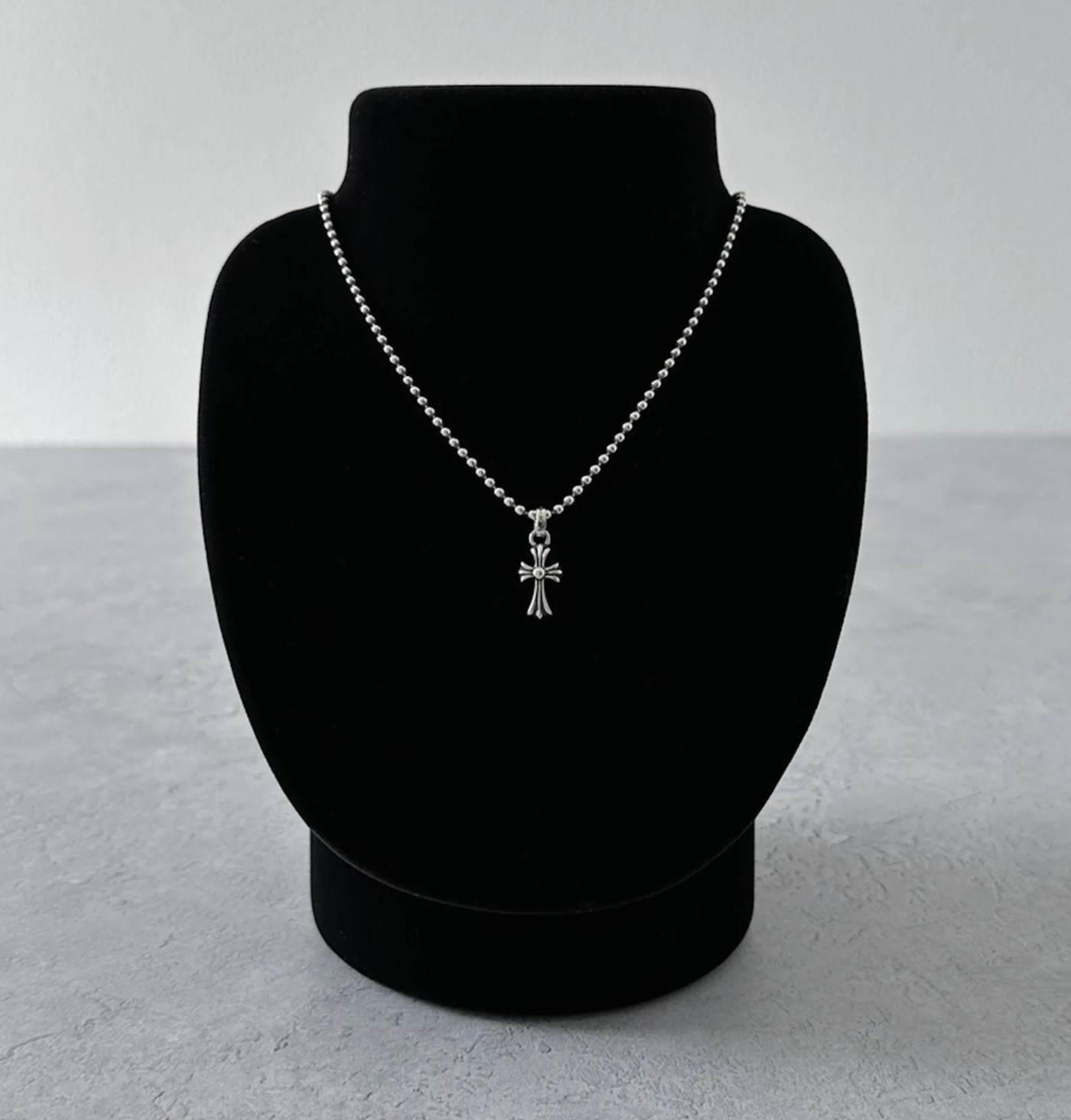 †Chrome Hearts†ベイビー ファットクロス x ボールチェーン