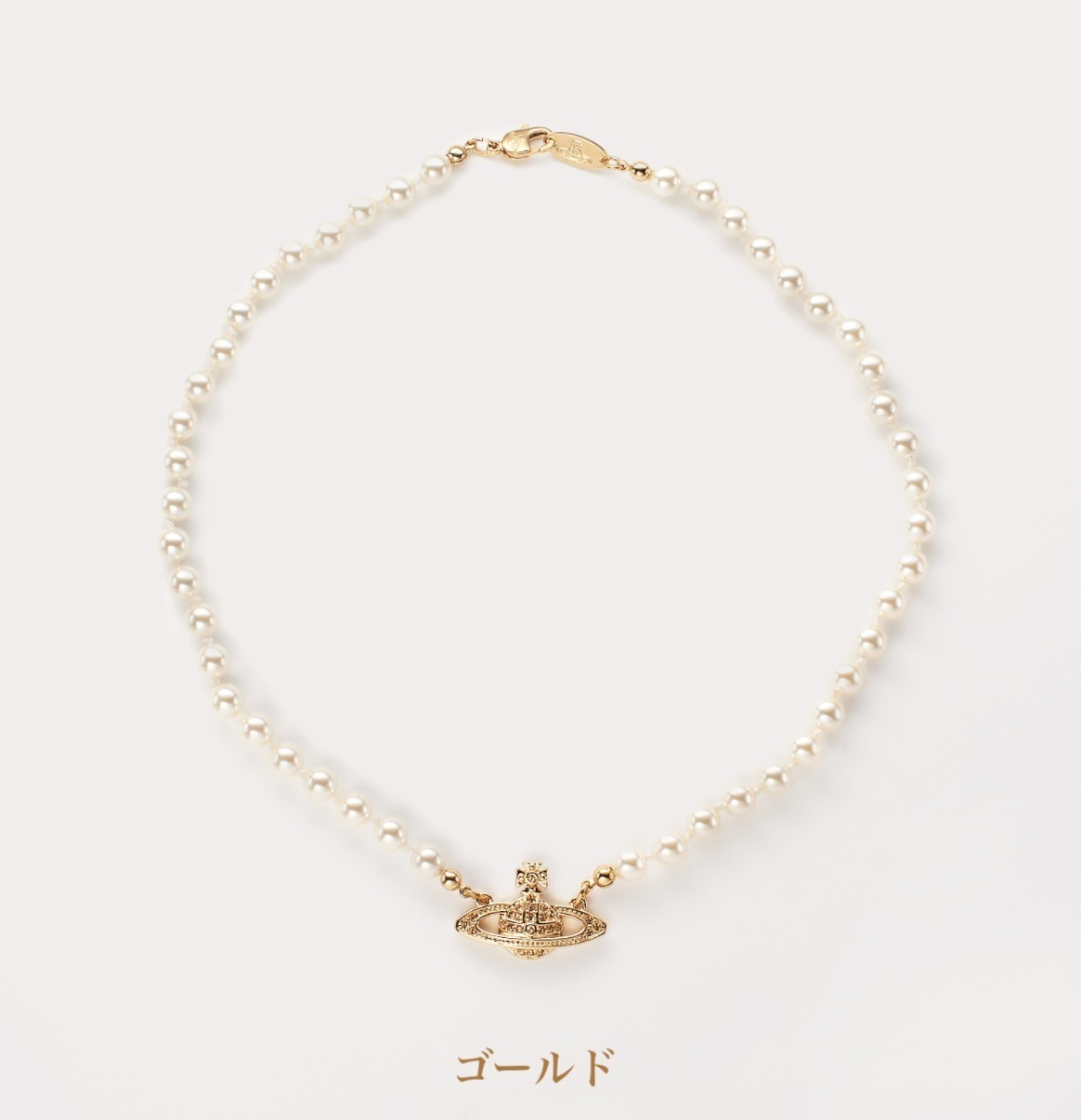 新作★vivienne westwood★MINI BAS RELIEF パールチョーカー