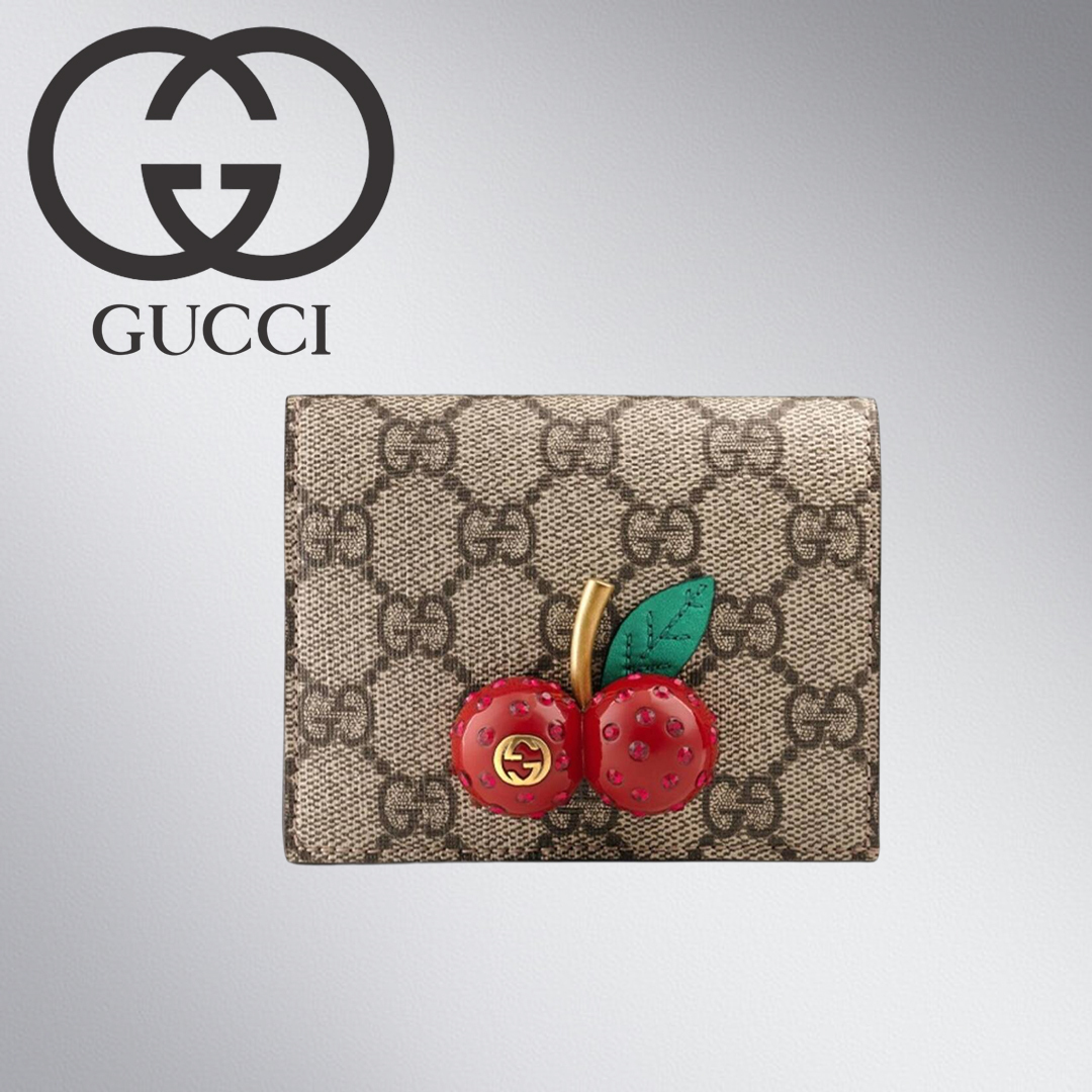 [残りわずか!!]GUCCI チェリーGGスプリーム ミニ財布 すぐ発送
