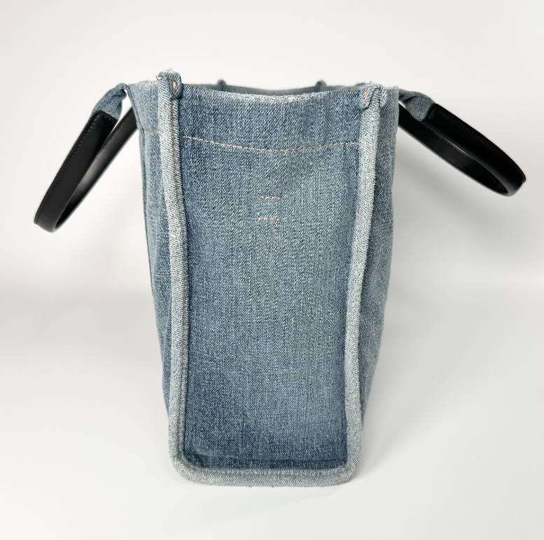 【国内即発】BALENCIAGA/ハードウェア デニム ミディアムトート