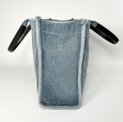 【国内即発】BALENCIAGA/ハードウェア デニム ミディアムトート