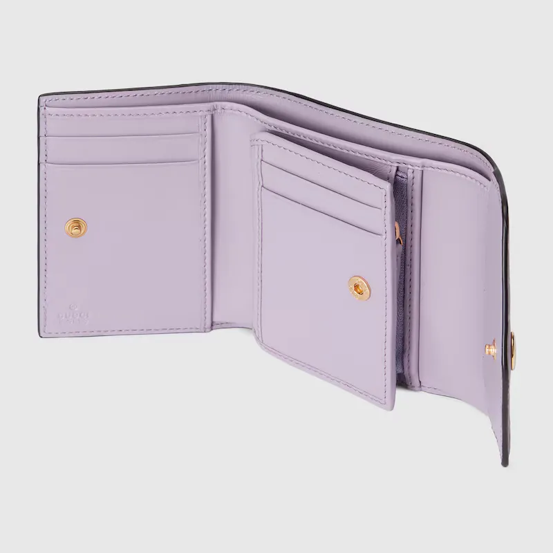 国内即発【GUCCI】GG ミディアム ウォレット 三つ折り 可愛い