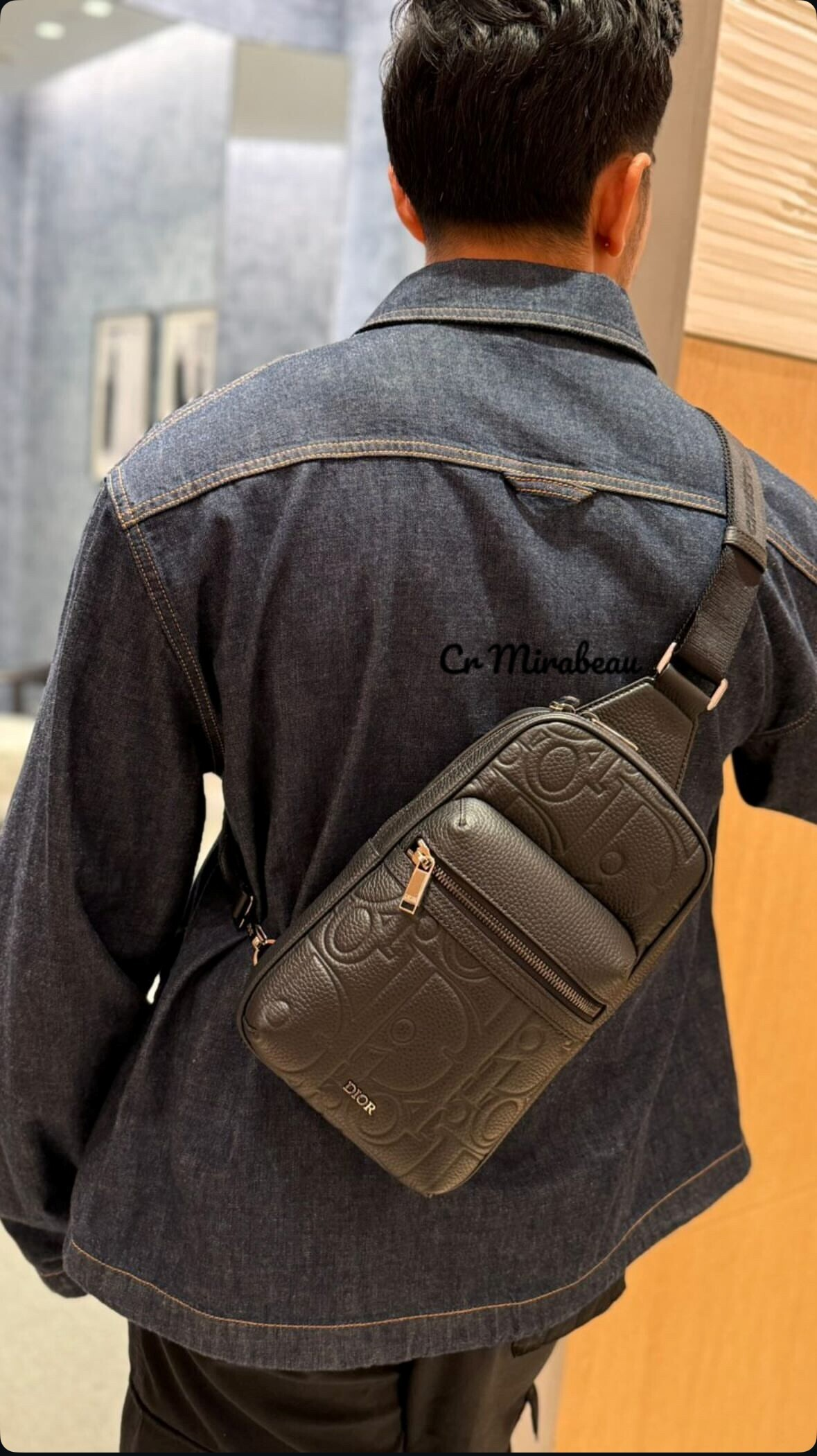 【お洒落メンズ必見☆】Dior Rider 2.0 スリングバッグ