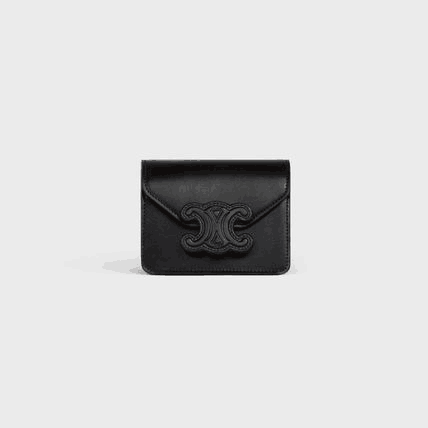 CELINE★CARD HOLDER WITH CUIR CHAIN