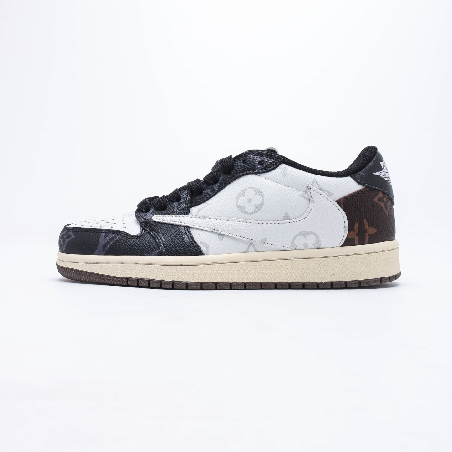 【日本未入荷】Louis Vuitton x Travis Scott x Nike Air Jordan 1 Low OG SP"Damier Azur/LV Monogram"【正規品】[代金引換]
