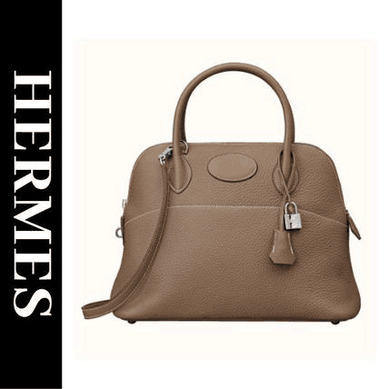 HERMES エルメス ボリード31 エトープ シルバー金具