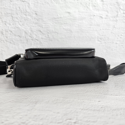 ★関税込★PRADA★Re-Nylon ブラッシュドレザークロスバッグ★