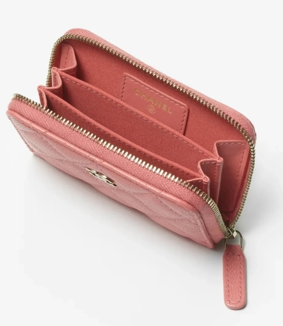 【定番&大人気♪】CHANEL ジップコインパース 折りたたみ財布